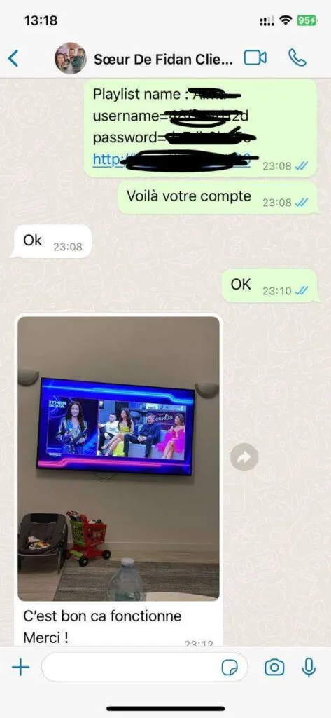 WarpIPTV WhatsApp Instant Setup Proof 6